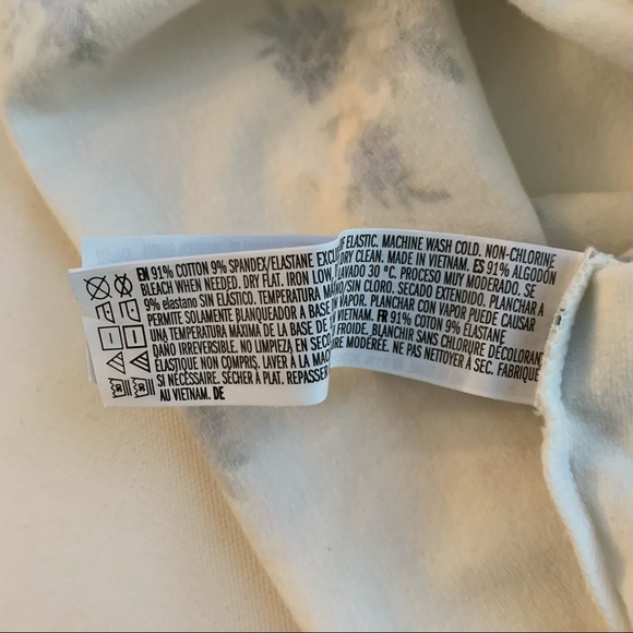 Forever 21 Floral Dress Off White Summer Sheath Ruffle Short Sleeves Sz S NWT - Picture 8 of 10